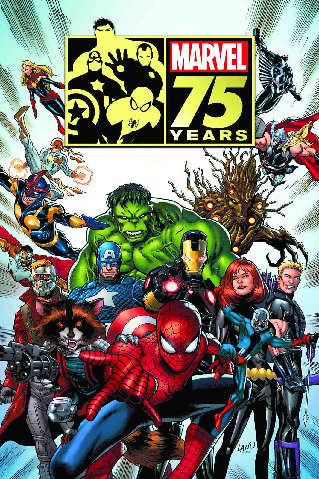 Epic Marvel 75 Years Anniversary Wall Art