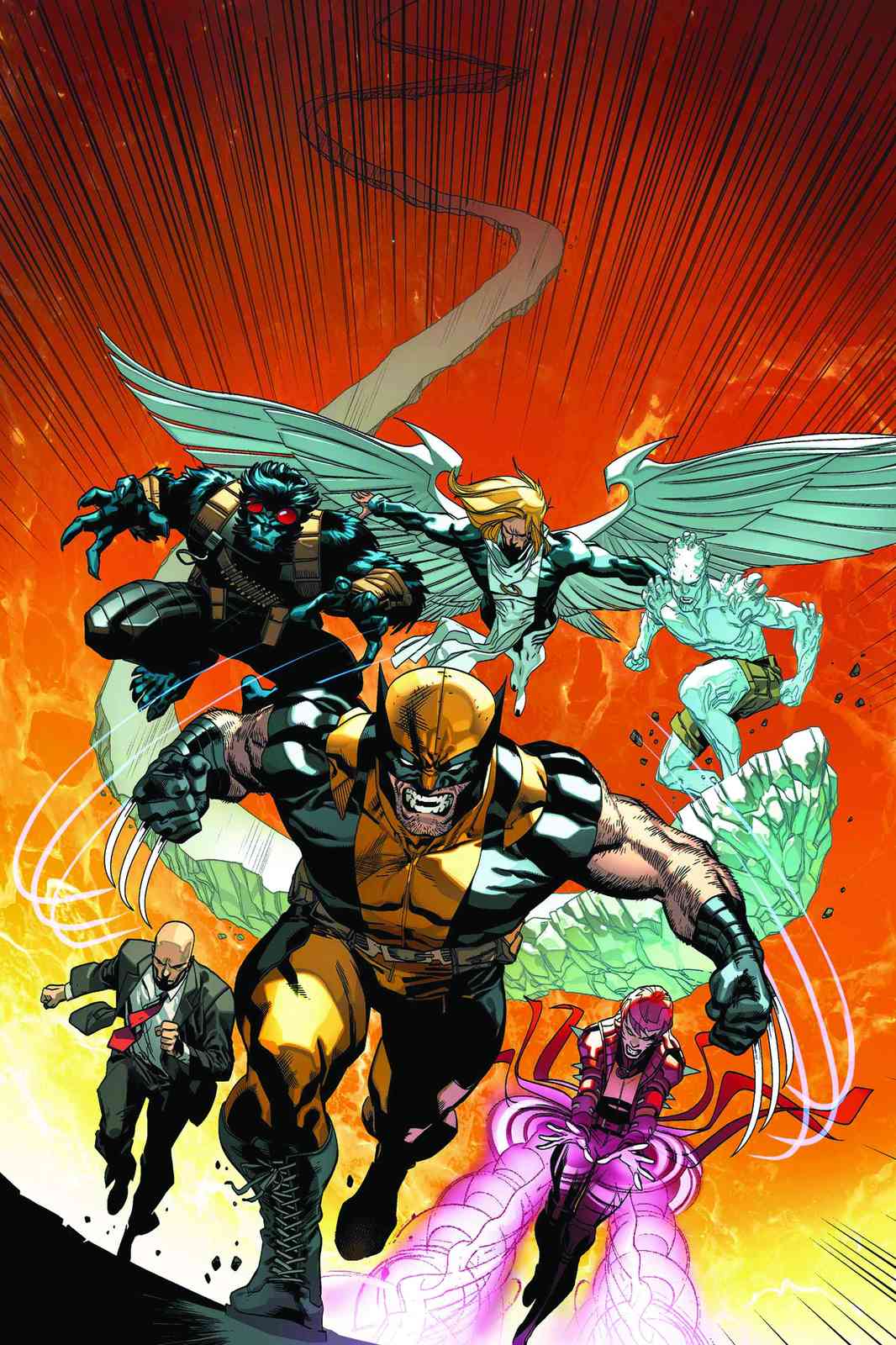 X-Men Superhero Action Wall Art