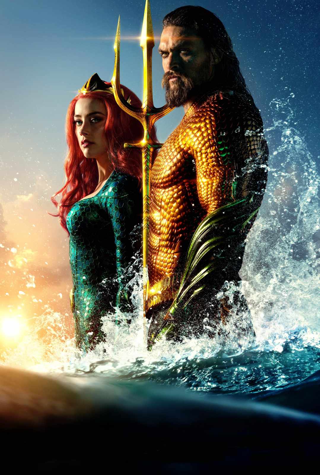 Aquaman & Mera Royal Clash Wall Art