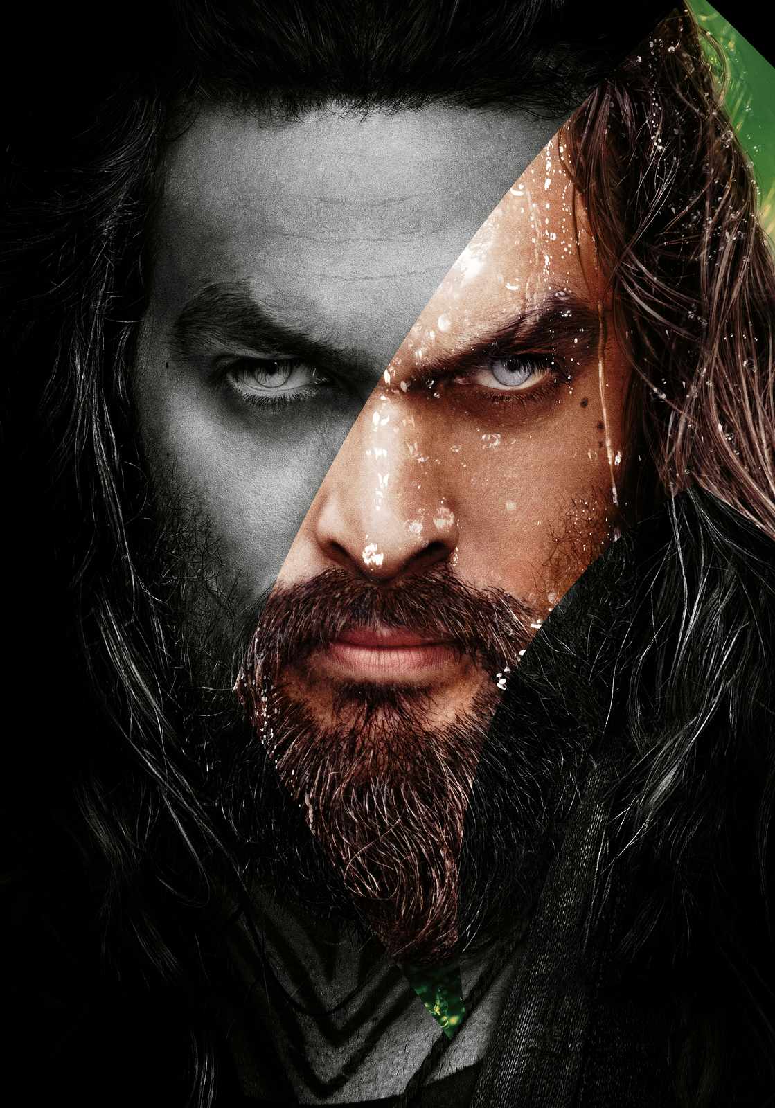 Aquaman Dual Tone Portrait Wall Art