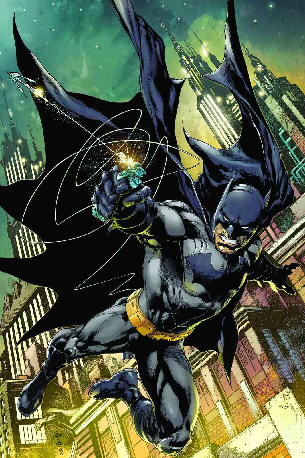 Dynamic Batman Action Wall Art