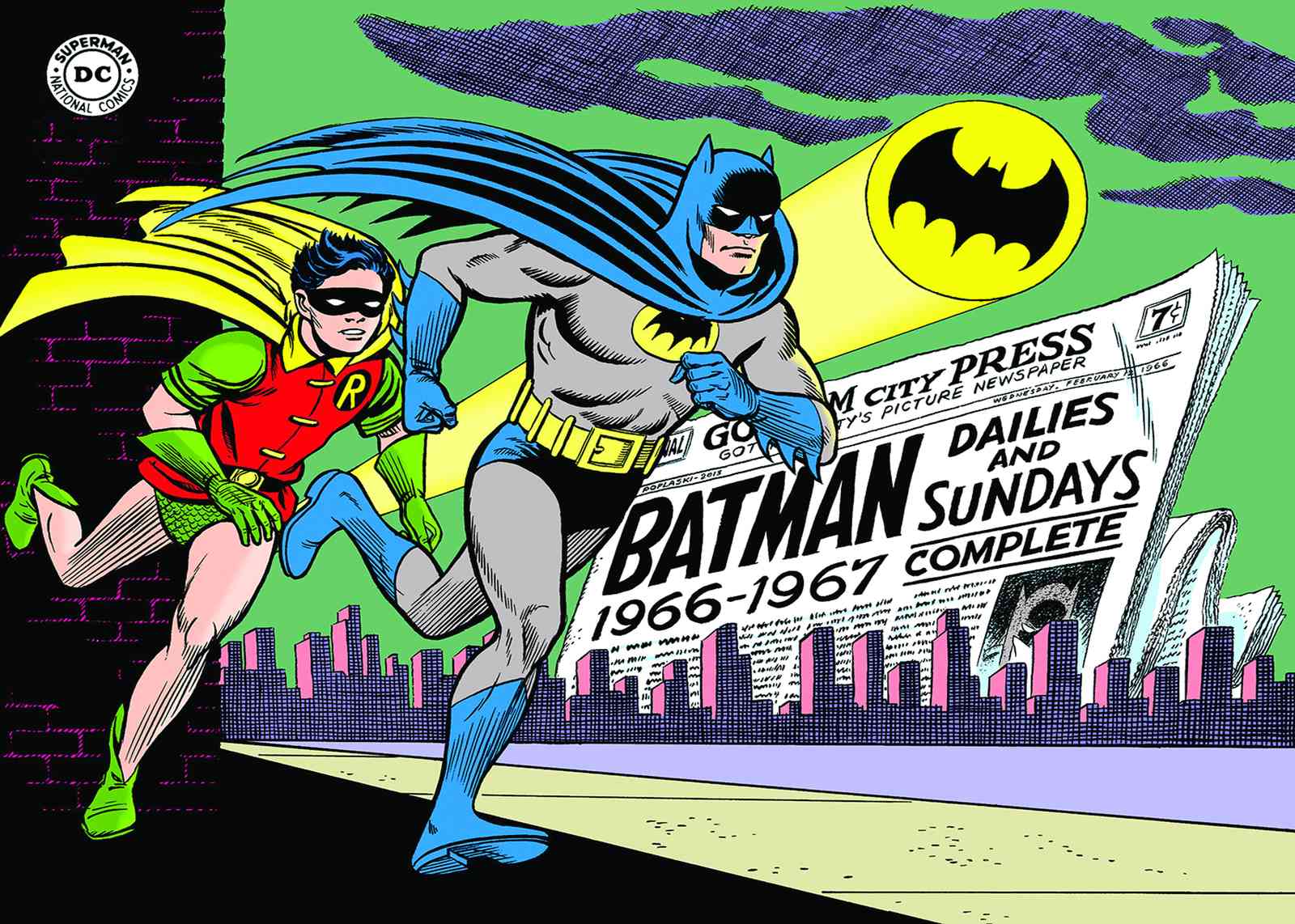 Classic Batman & Robin Retro Comic Wall Art