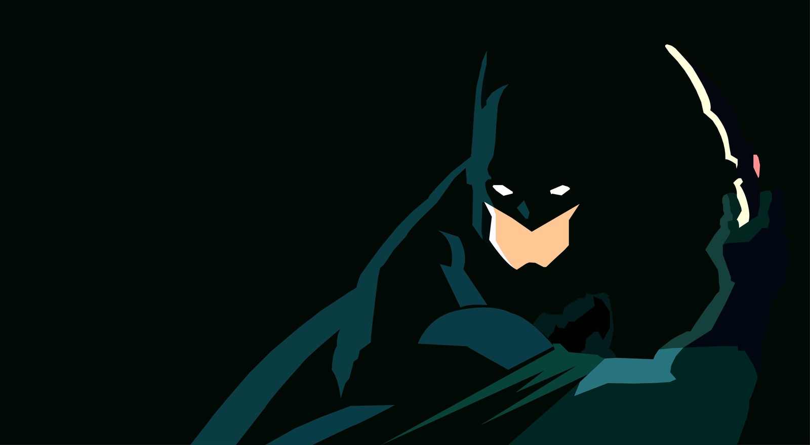 Dark Knight Vigilante Minimalist Batman Wall Art