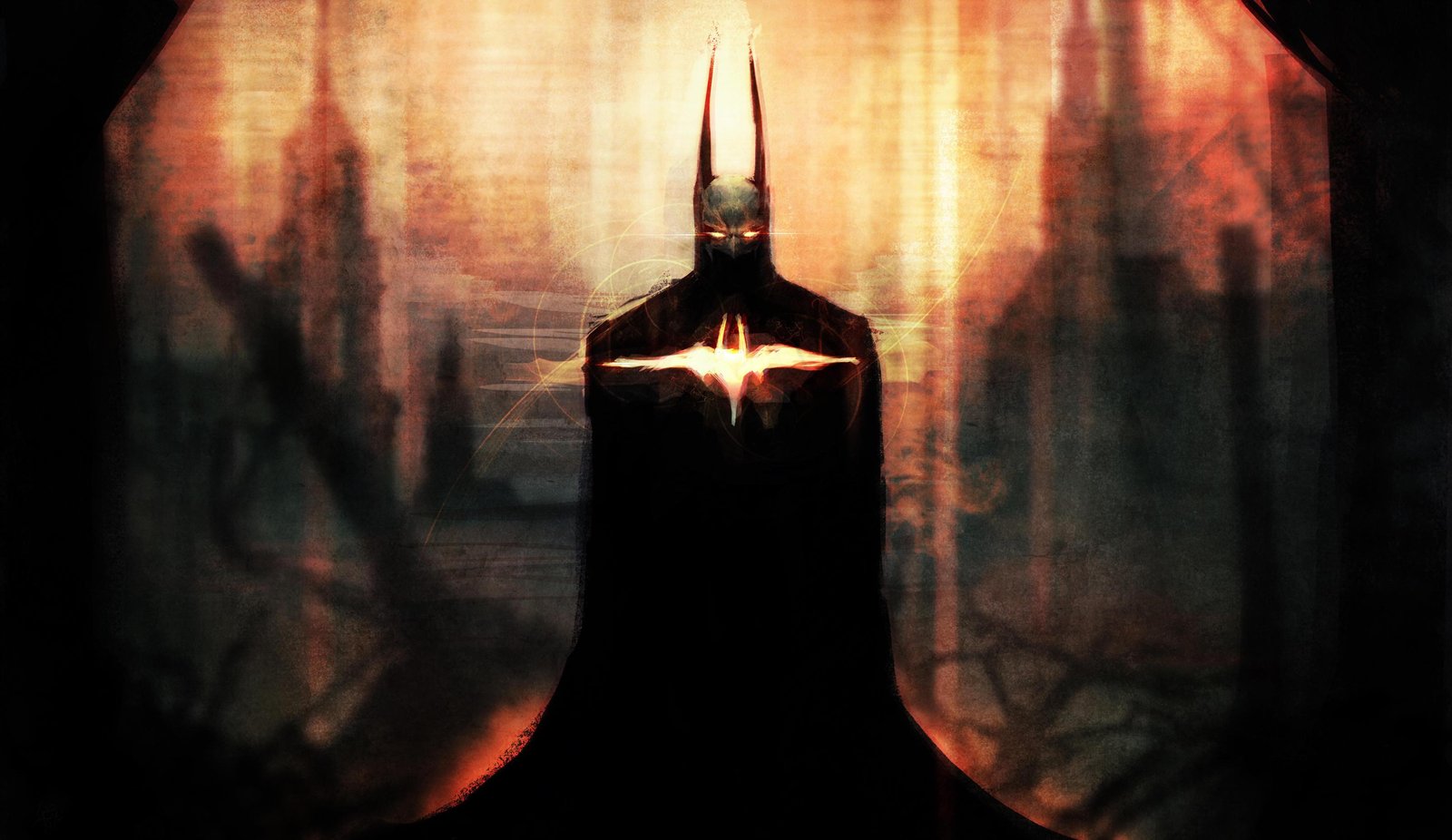 Dark Knight Gotham Glow Wall Art