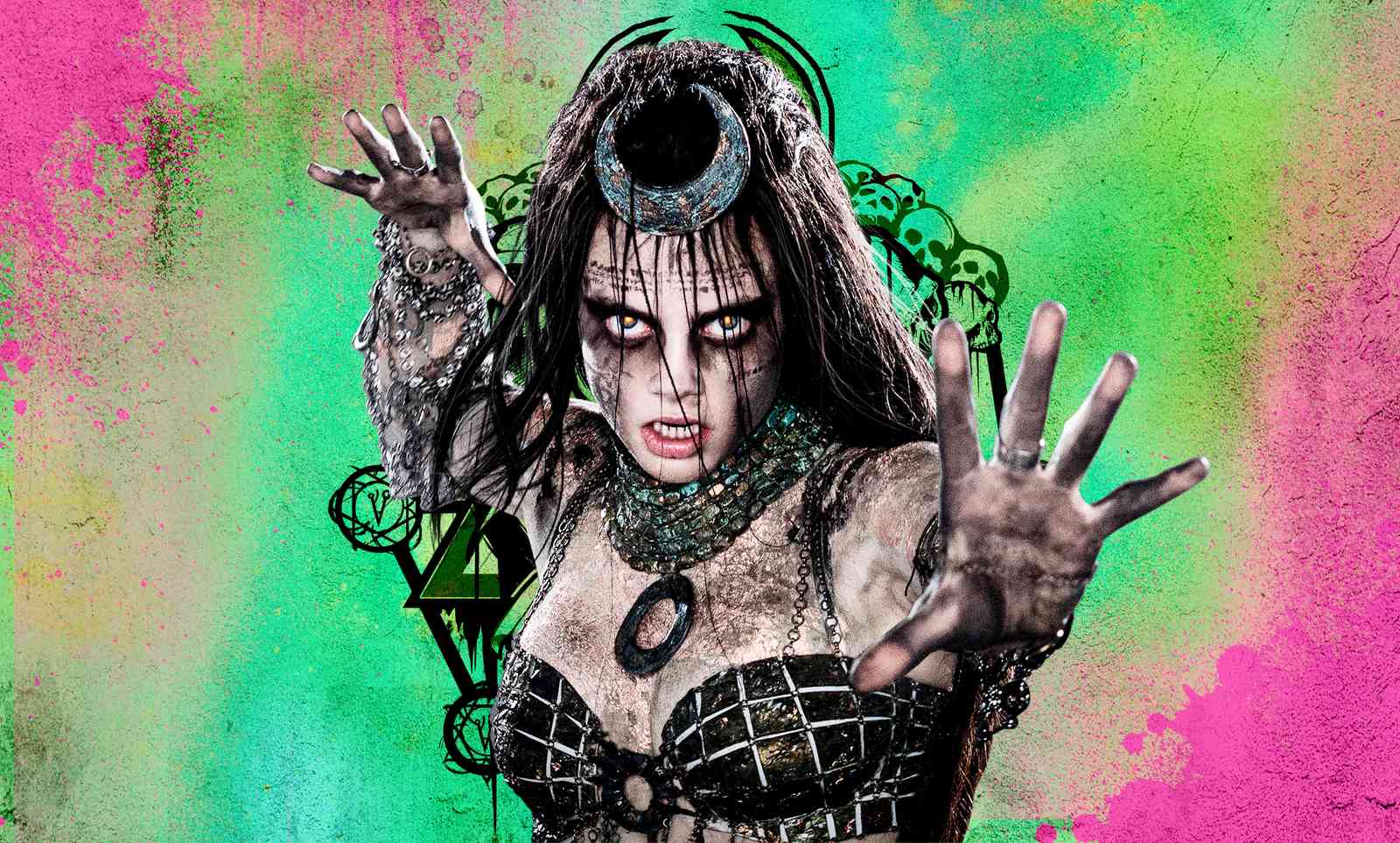 Enchantress Skull Splash Wall Art