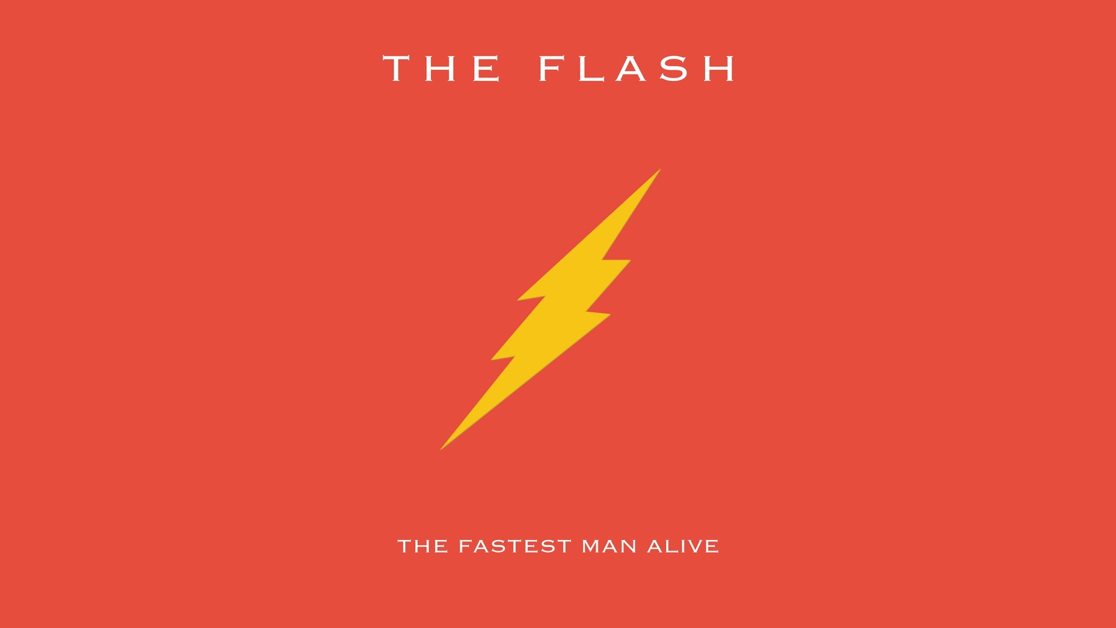Minimalist Flash Lightning Bolt Wall Art
