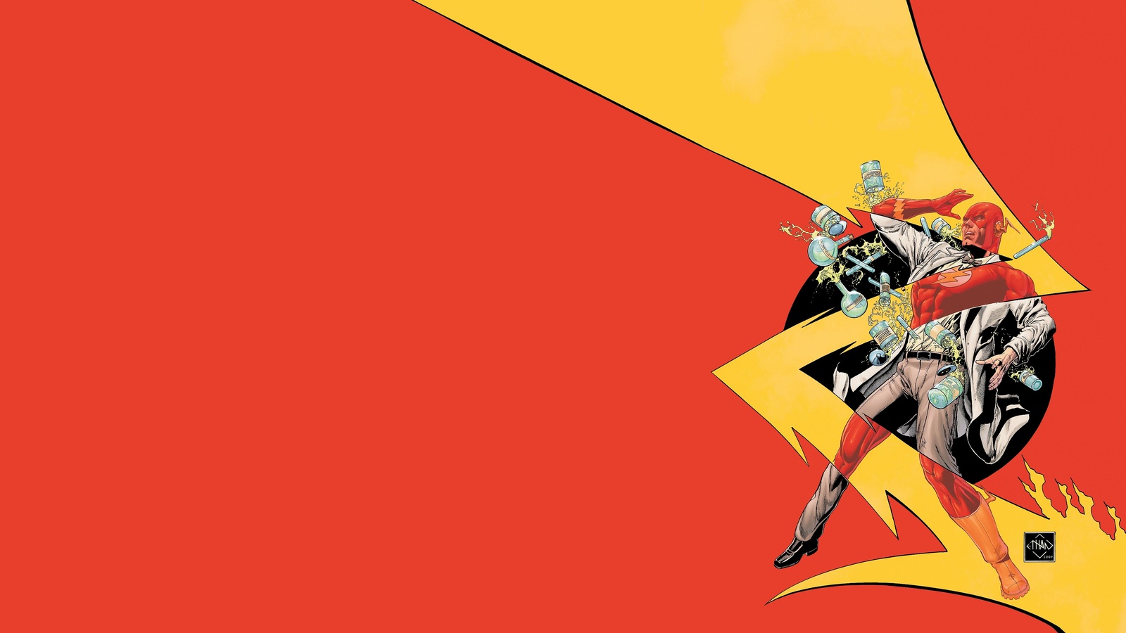 The Flash Superhero Lab Wall Art