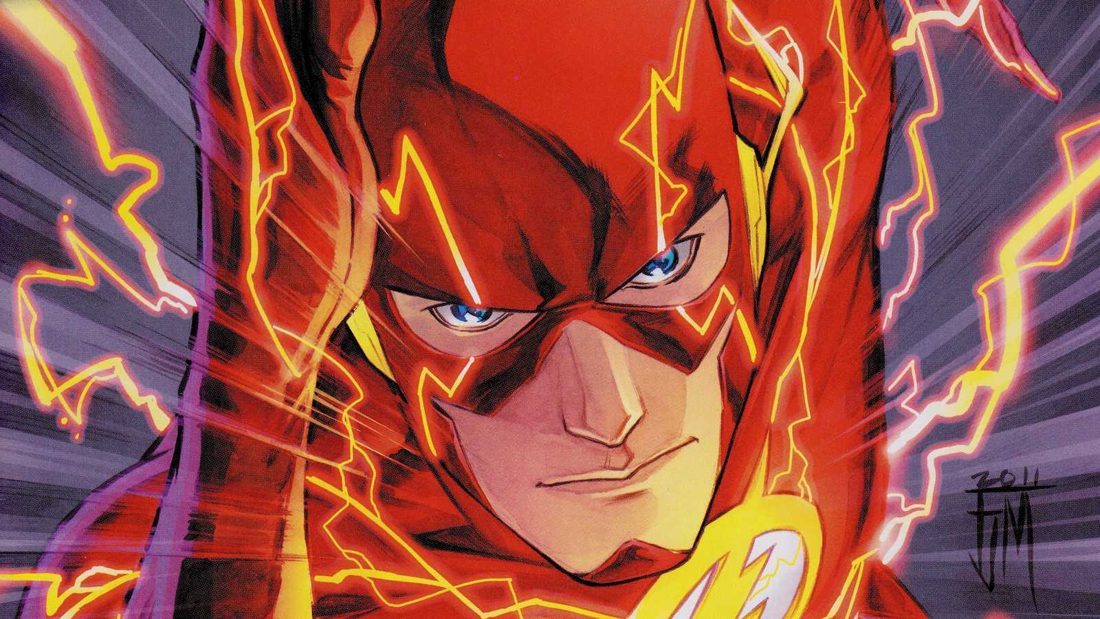 Dynamic Flash Superhero Comic Art Wall Art