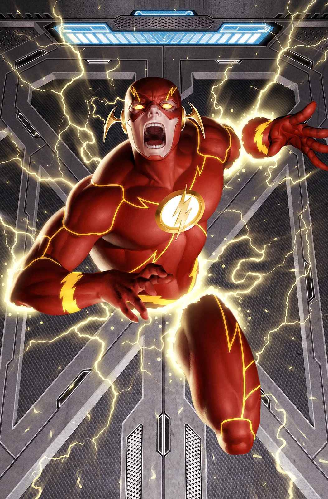The Flash Speed Force Burst Wall Art