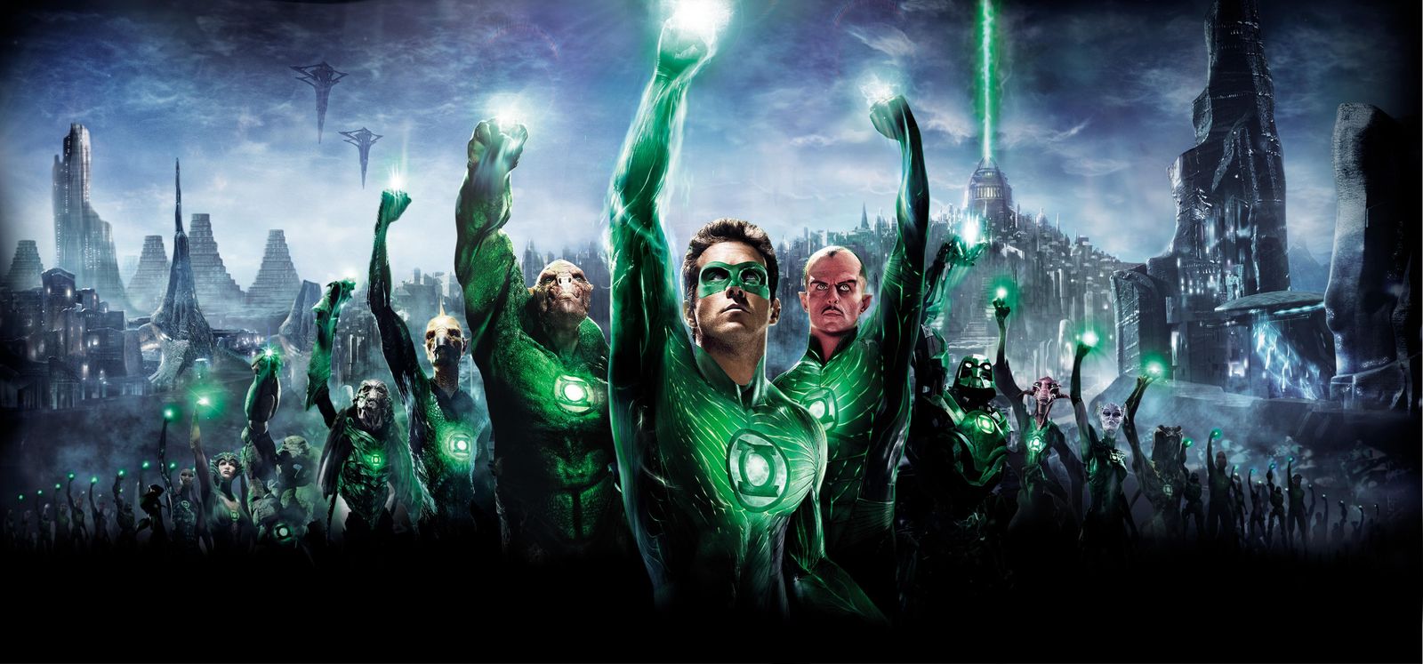 Green Lantern Corps Epic Sci-Fi Wall Art