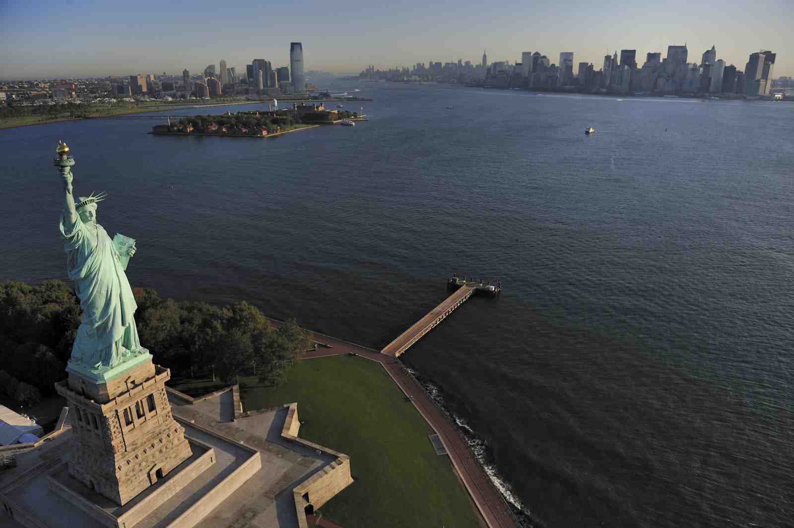 Statue of Liberty NYC Skyline Wall Art