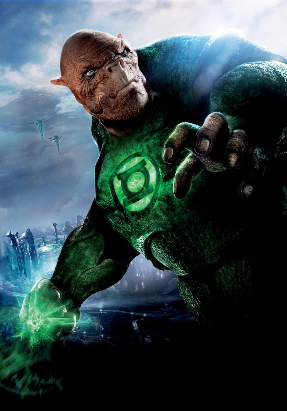 Green Lantern Sci-Fi Superhero Wall Art