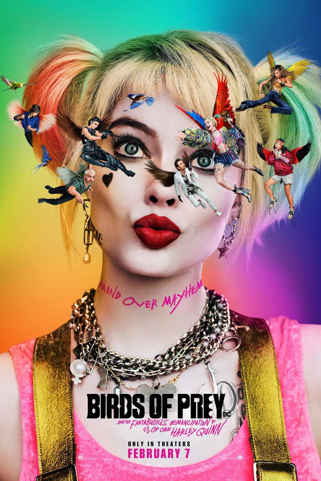 Harley Quinn Birds of Prey Wall Art