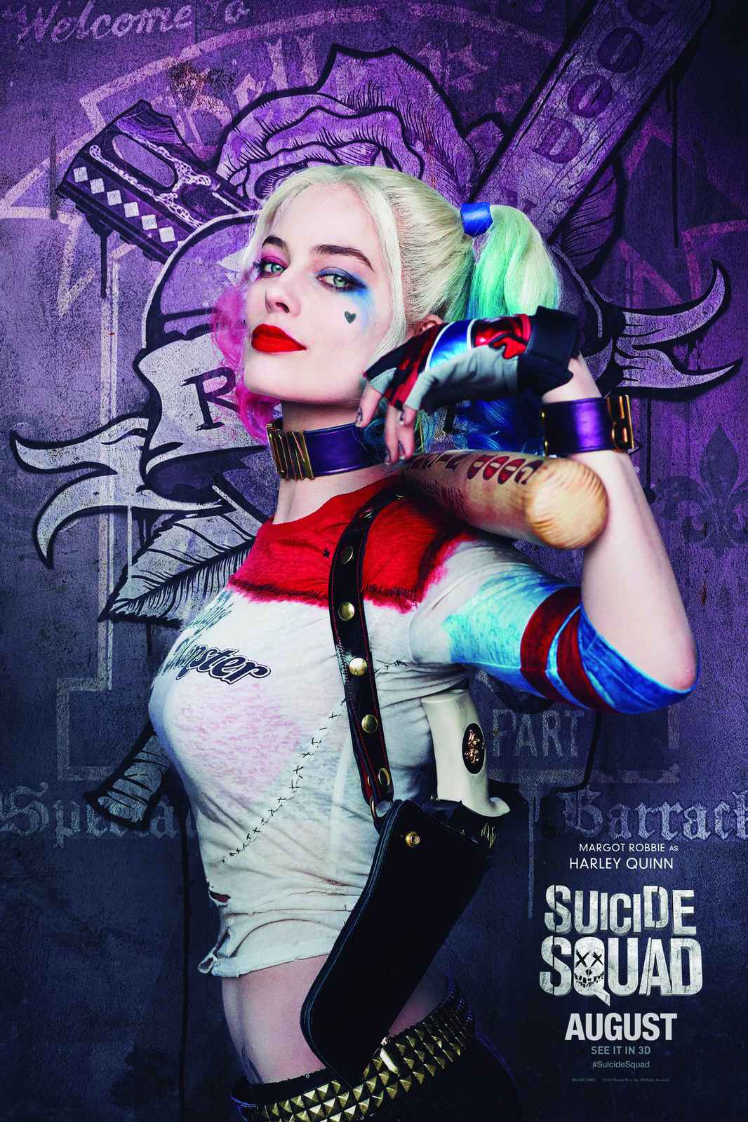 Harley Quinn "Suicide Squad" Movie Poster Wall Art