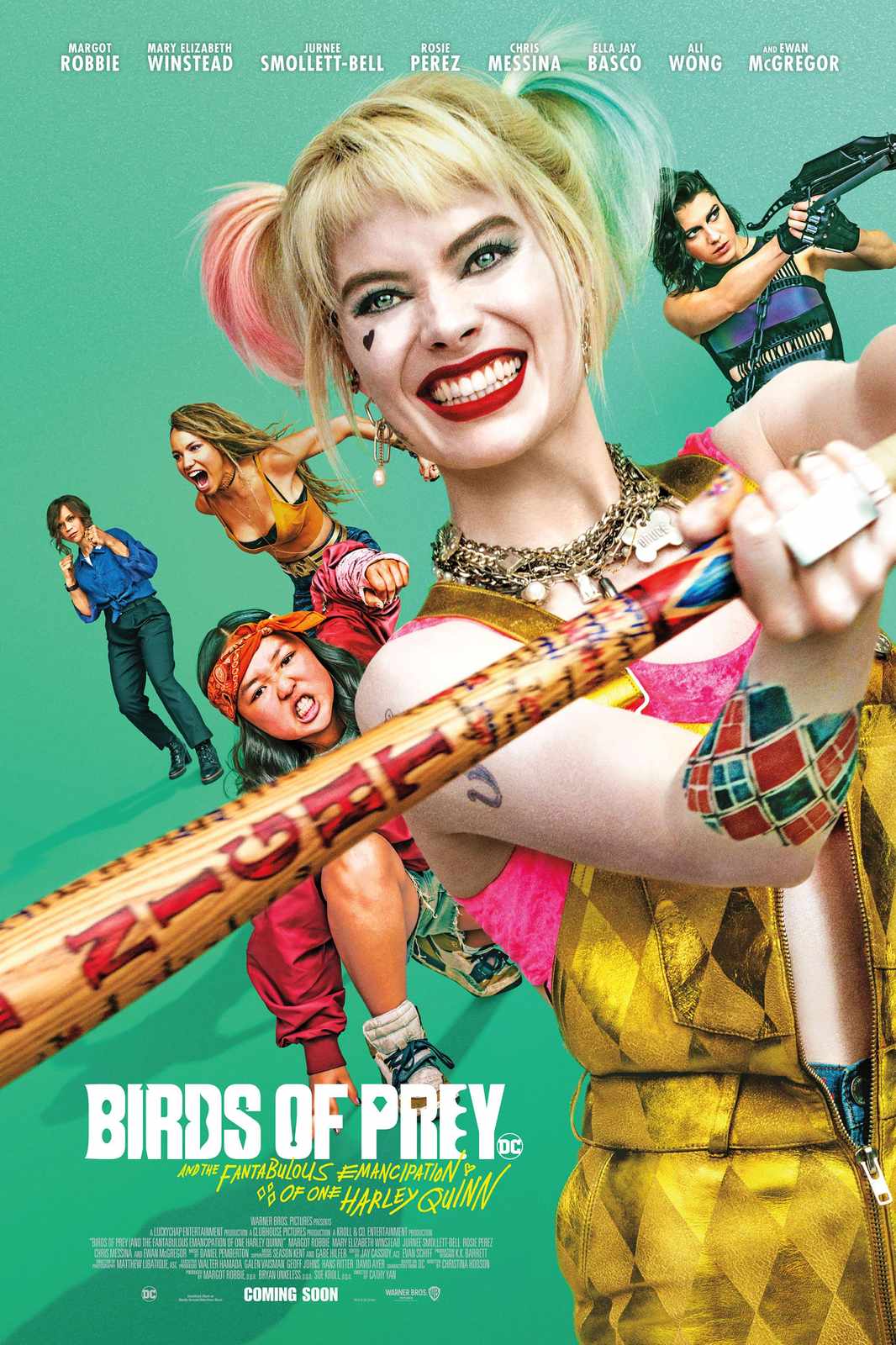 Harley Quinn Birds of Prey Wall Art