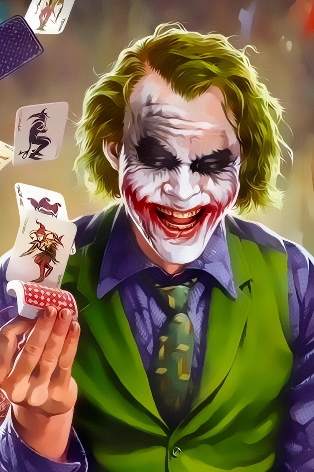 Iconic Joker Playing Cards Wall Art