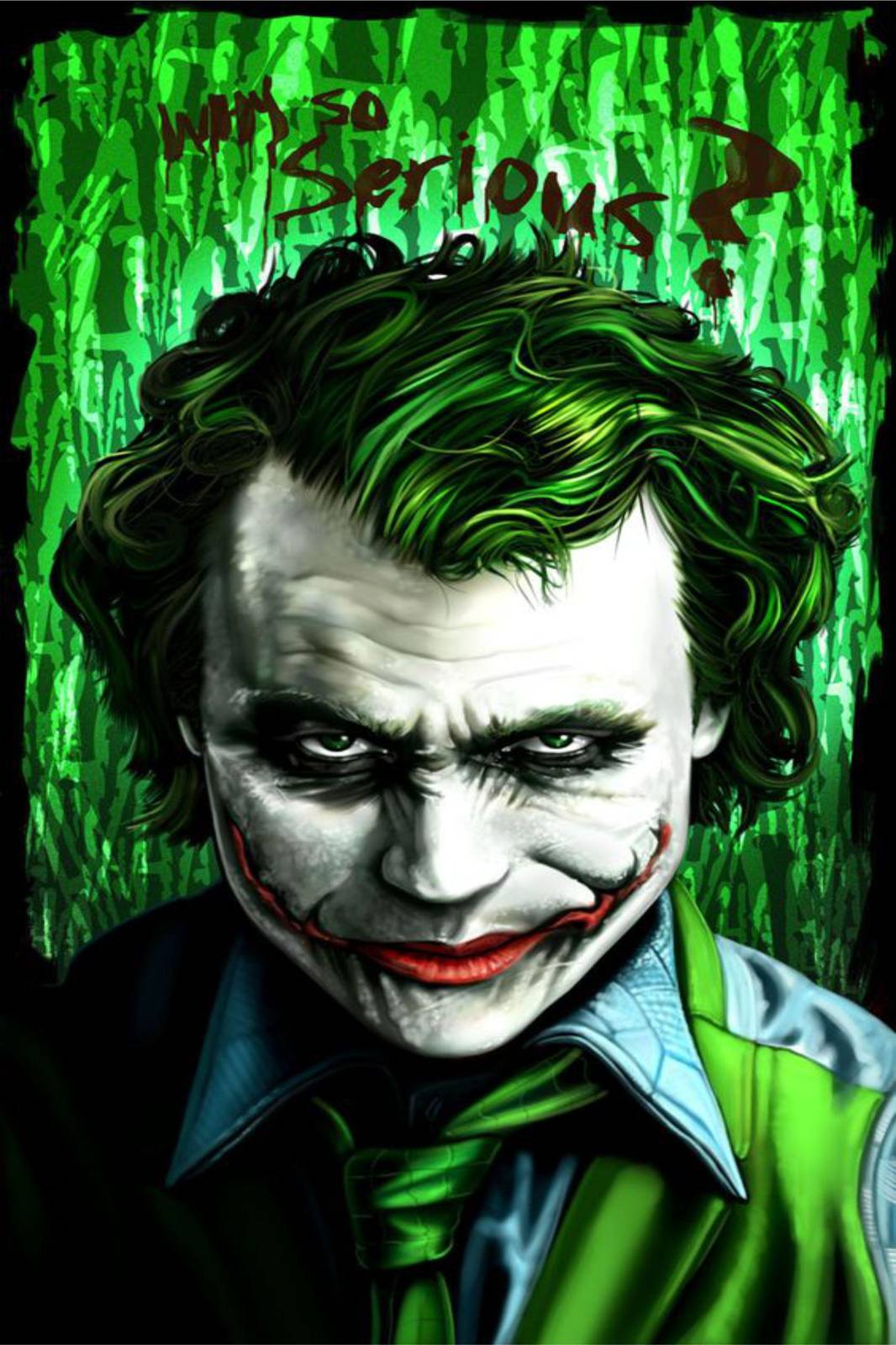 Iconic Joker "Why So Serious" Wall Art