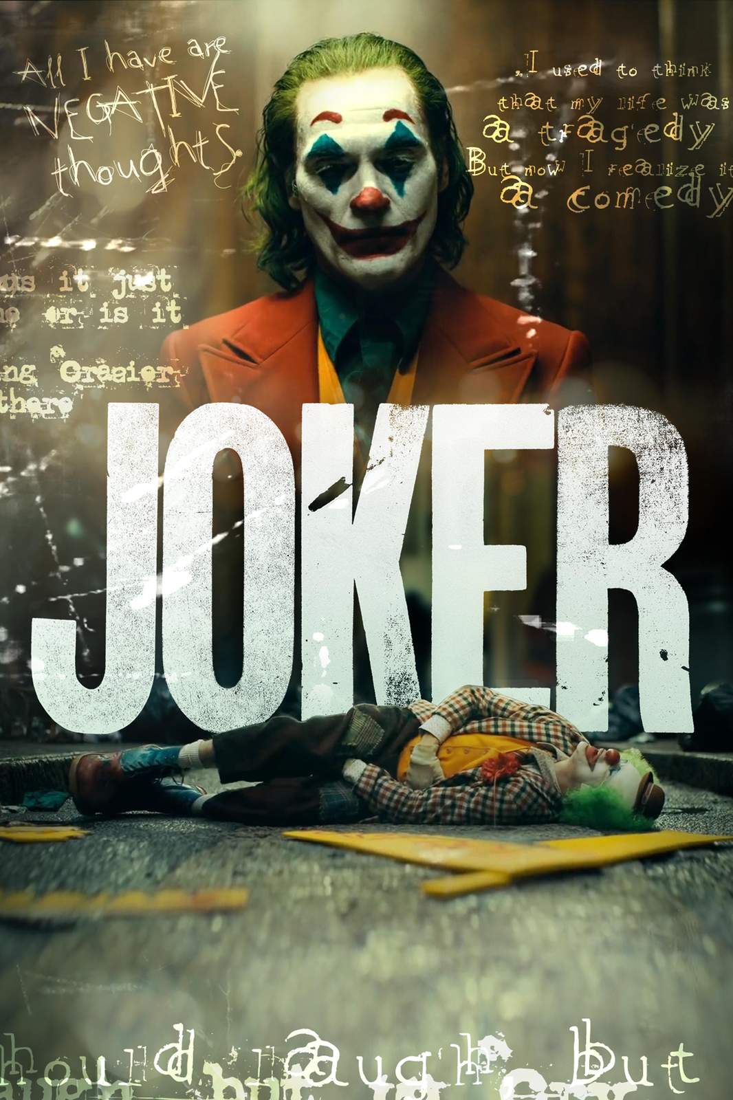 Joker Movie Poster Wall Art - Dark, Gritty Art