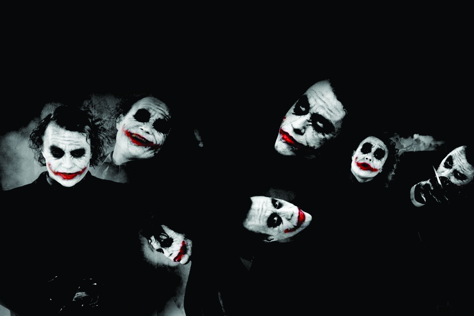 Iconic Joker Collage Wall Art