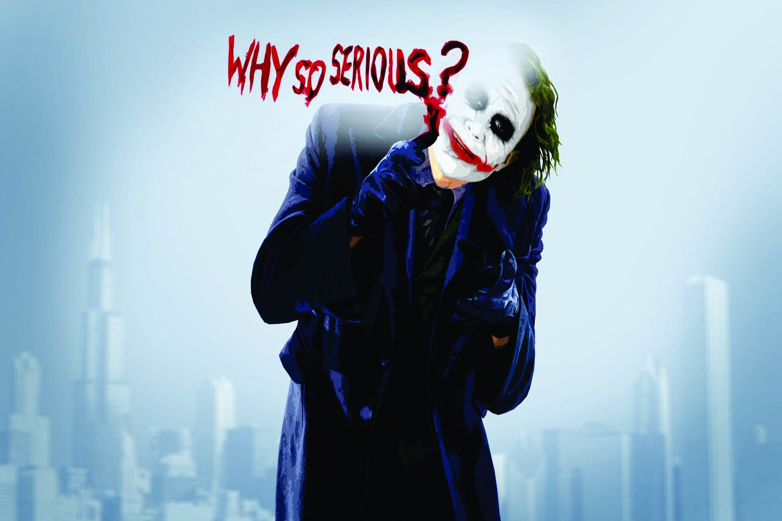 Joker Why So Serious? Wall Art - Movie Fan Art