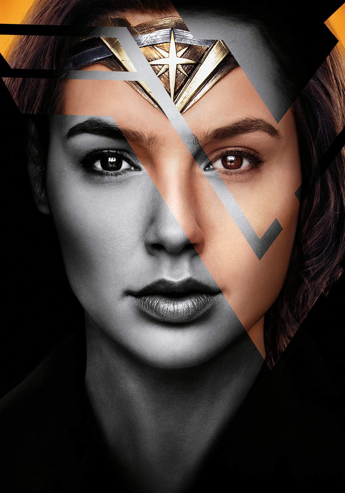 Striking Wonder Woman Portrait Wall Art