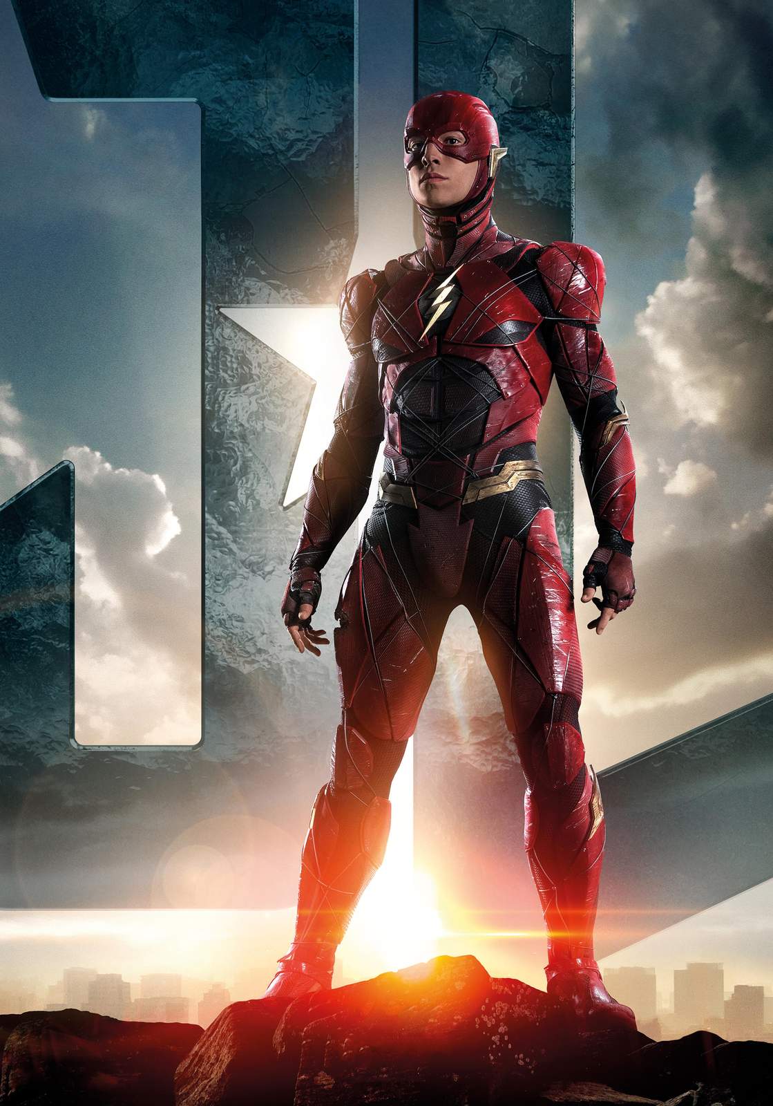 Flash 'Justice League' Superhero Red Suit Wall Art