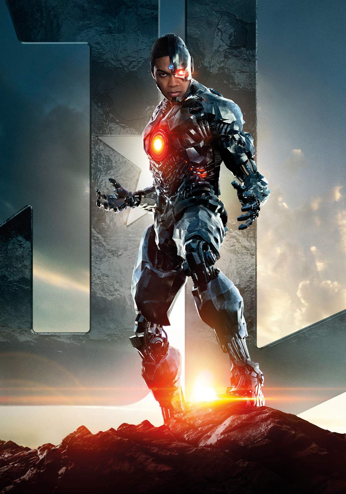Cyborg Heroic Pose Wall Art