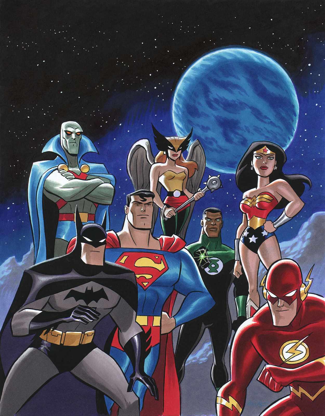 Justice League Assemble Galactic Adventure Wall Art