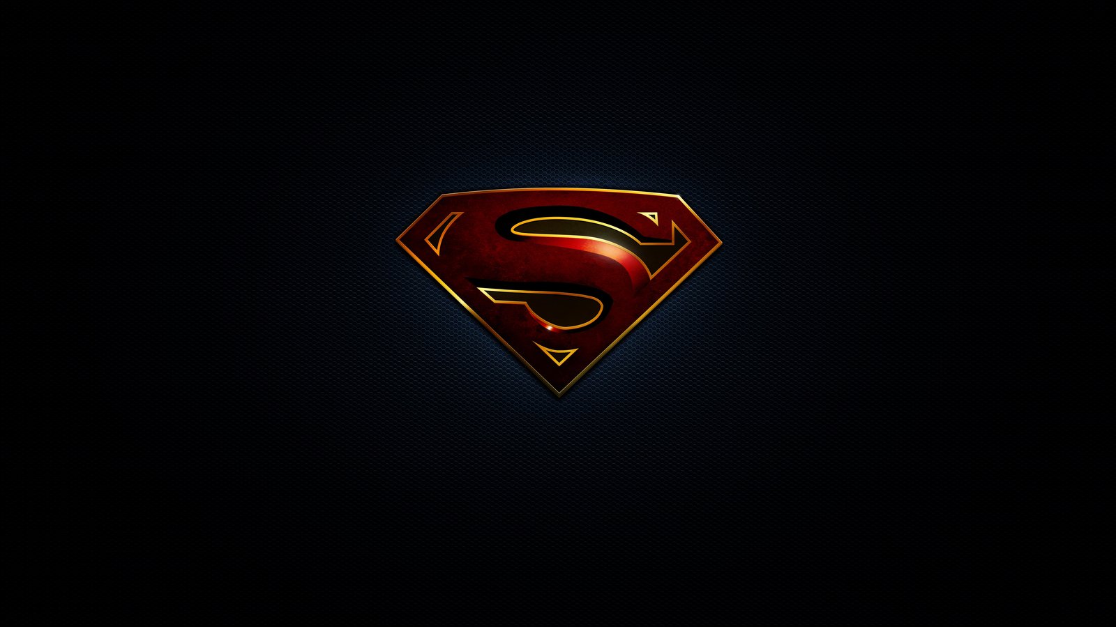 Superman "S" Shield Dark Edition Wall Art