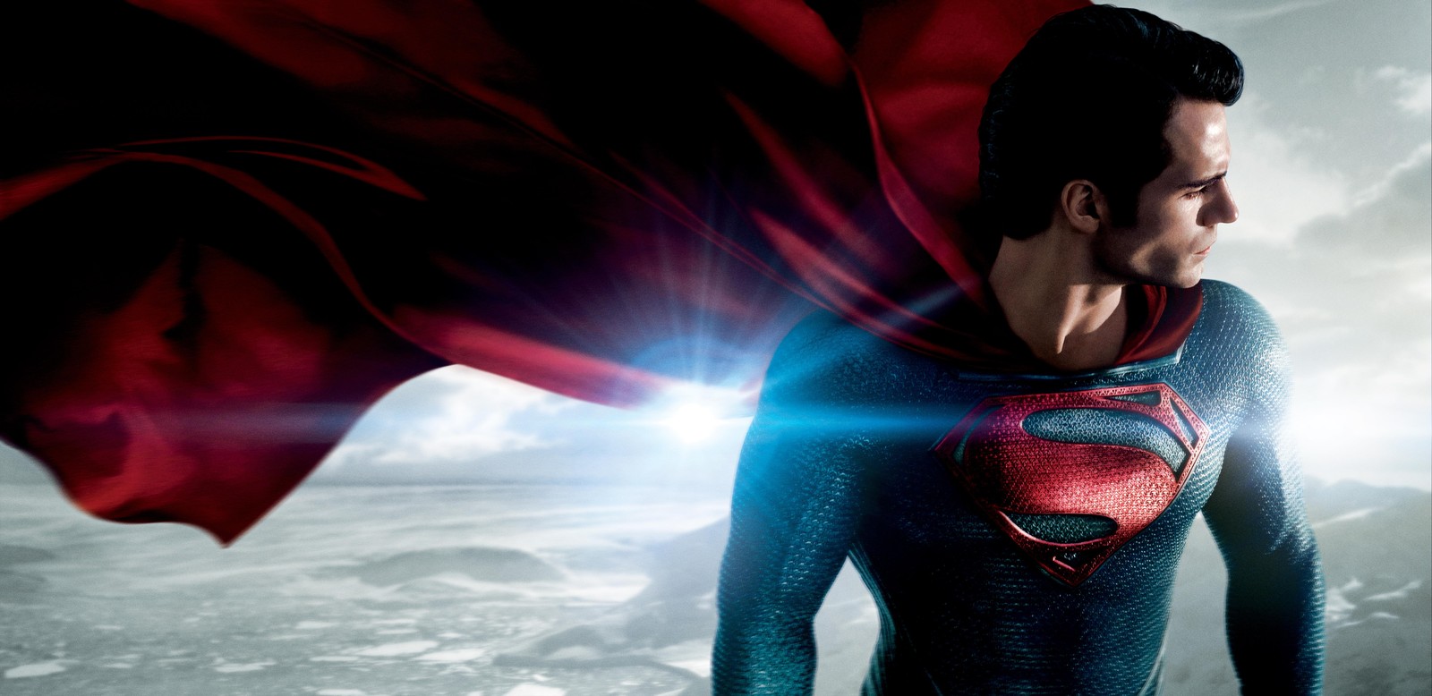 Superman Hopeful Gaze Wall Art