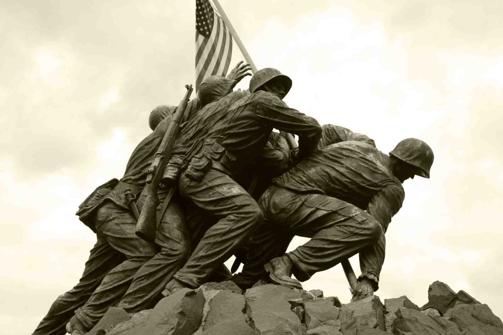 United States Marines Iwo Jima Monument Wall Art