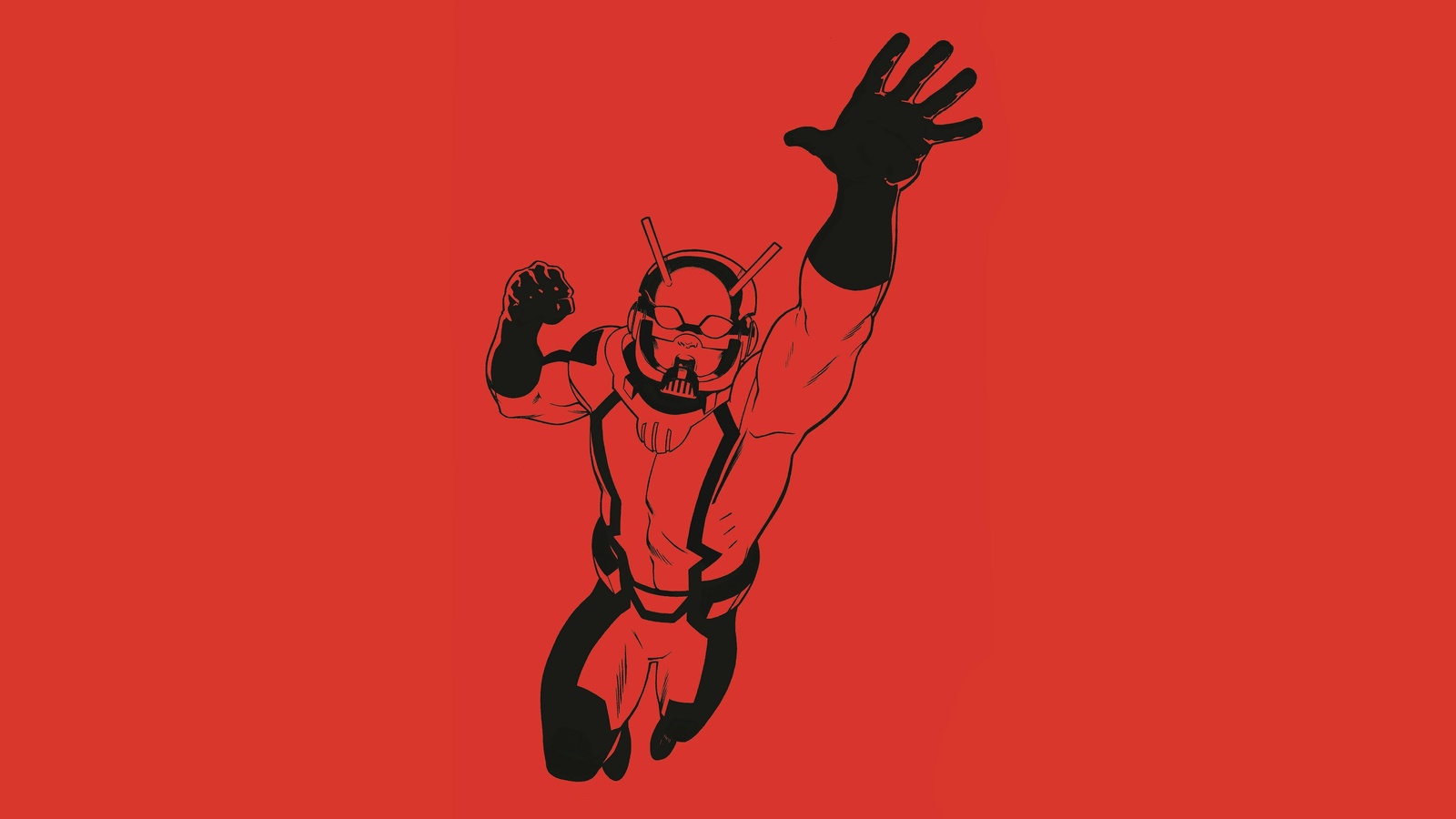 Heroic Ant-Man Action Wall Art