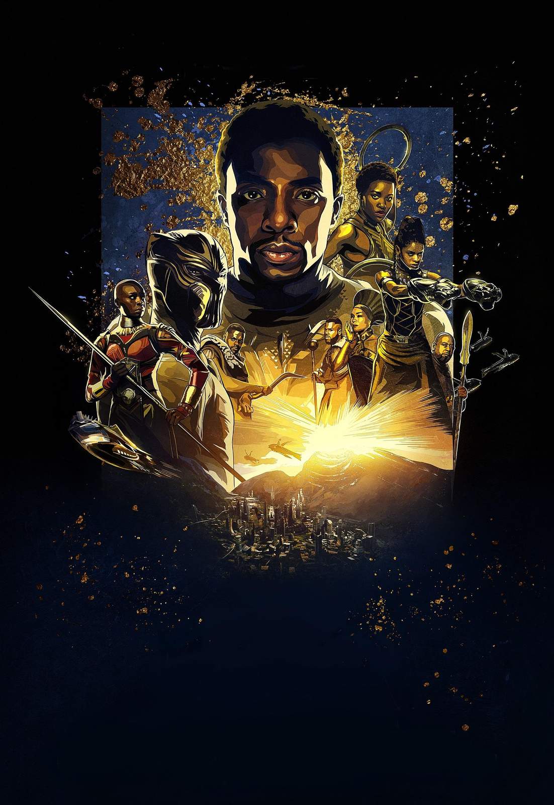 Black Panther Wakanda Forever Wall Art