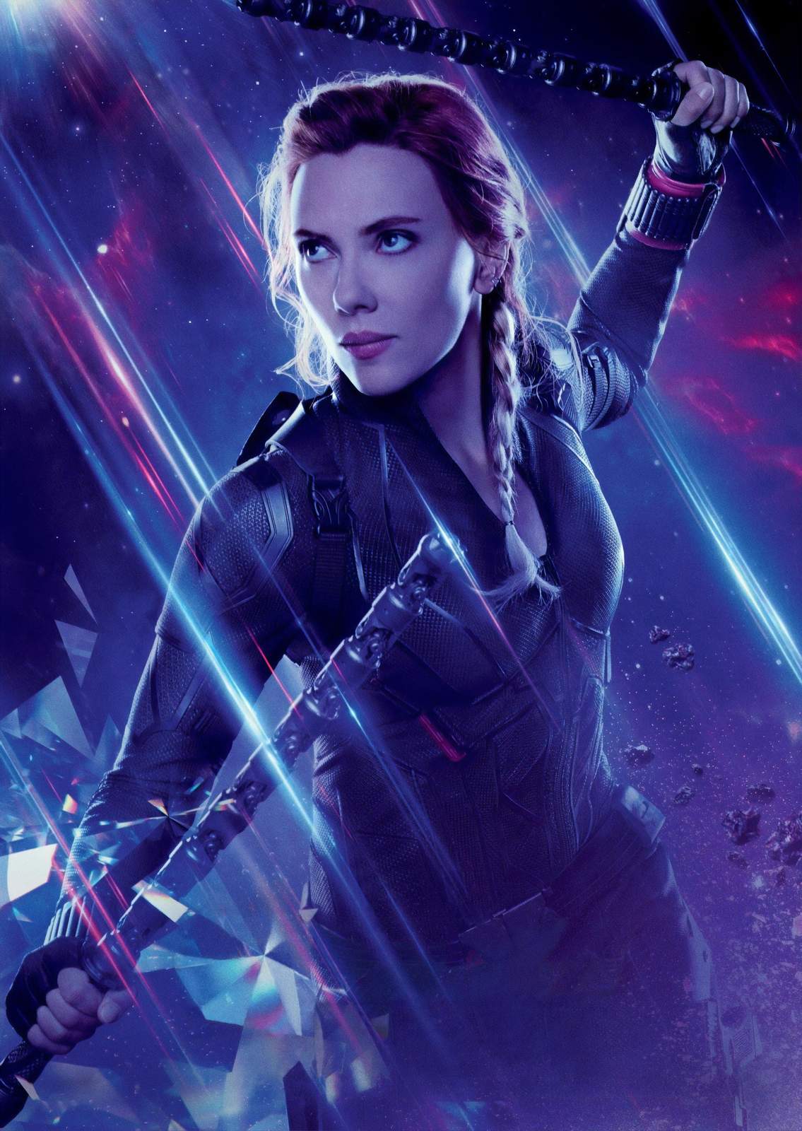 Black Widow Action Pose Wall Art