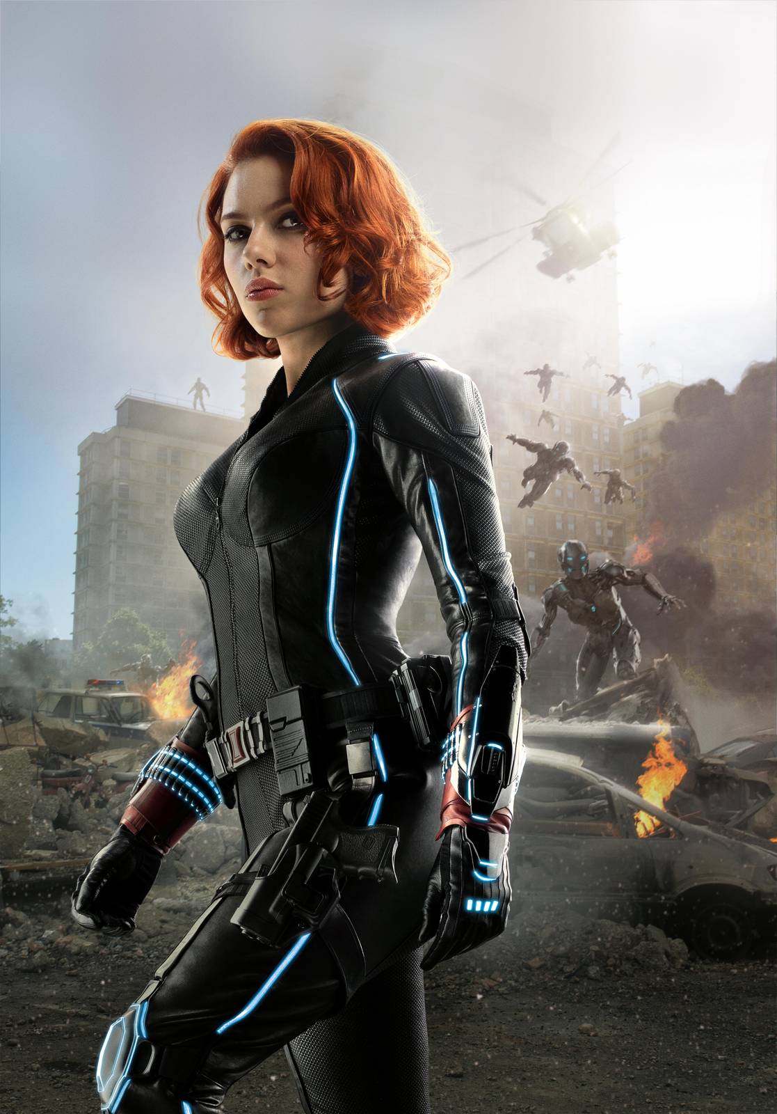 Black Widow Action Hero Wall Art