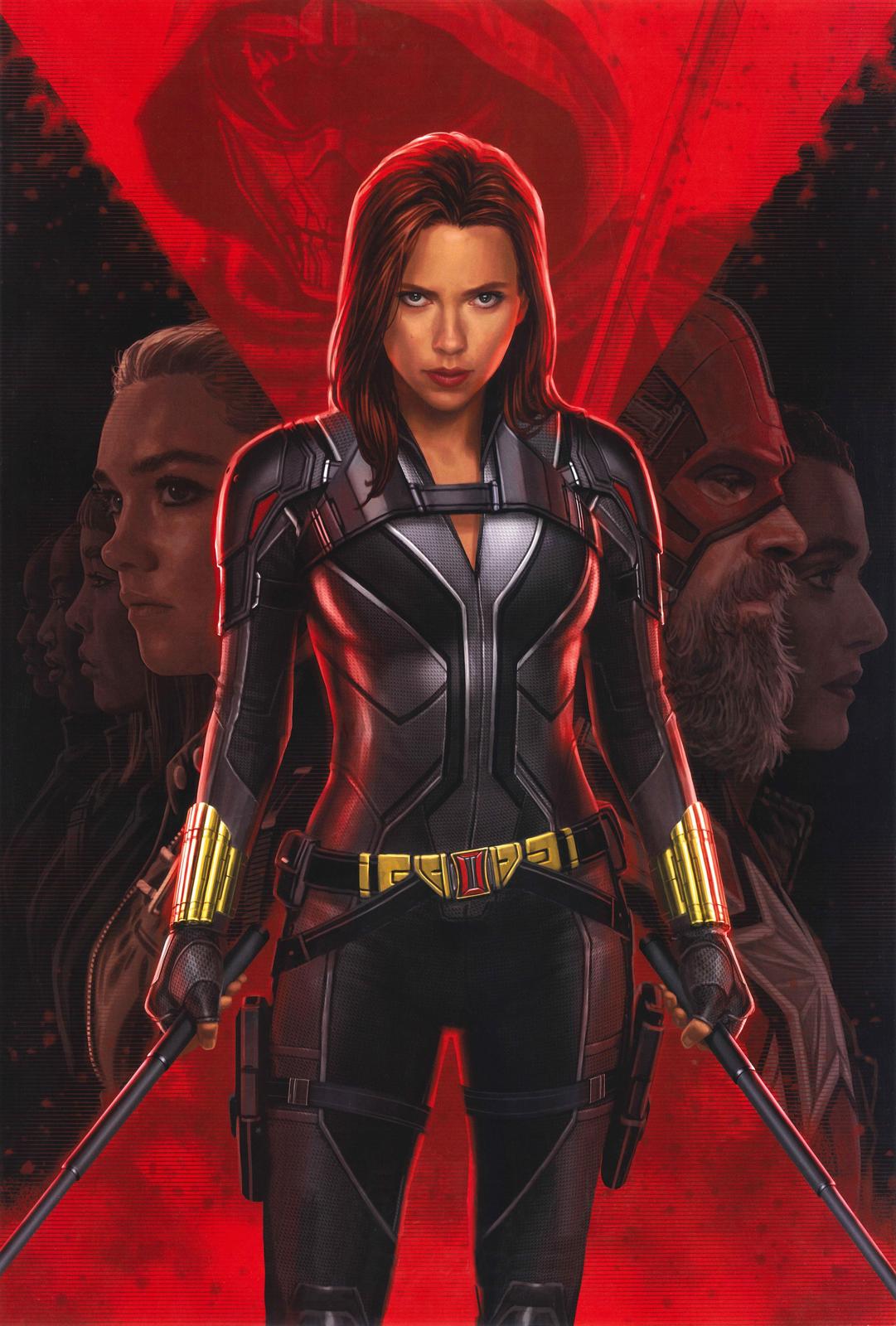 Black Widow Action Hero Wall Art