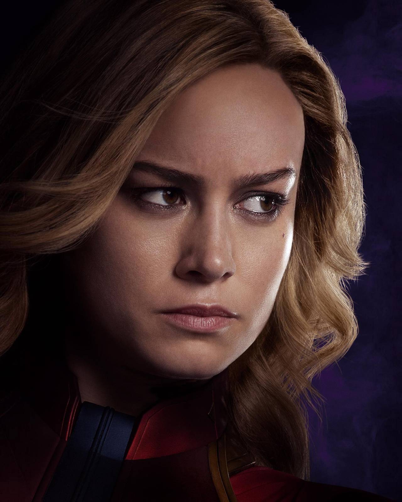 Captain Marvel Fierce Portrait Wall Art
