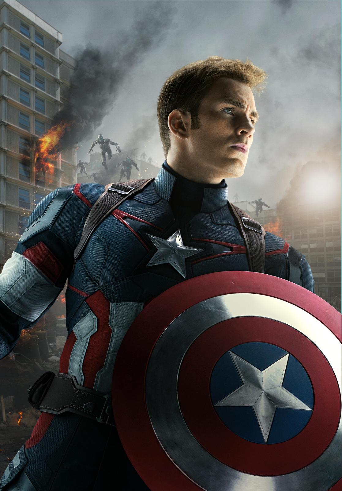 Captain America Heroic Stance Wall Art