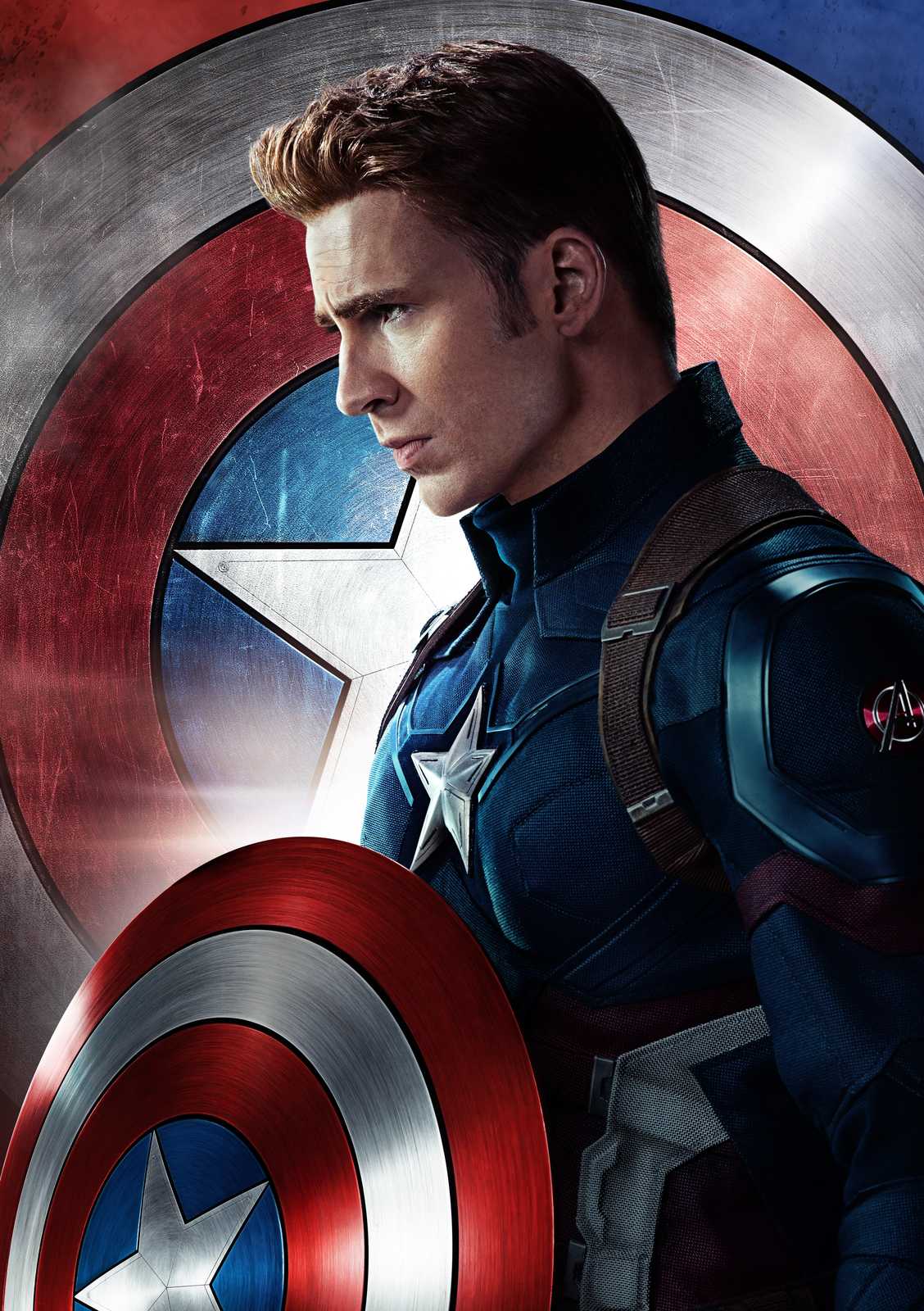 Captain America Heroic Pose Wall Art
