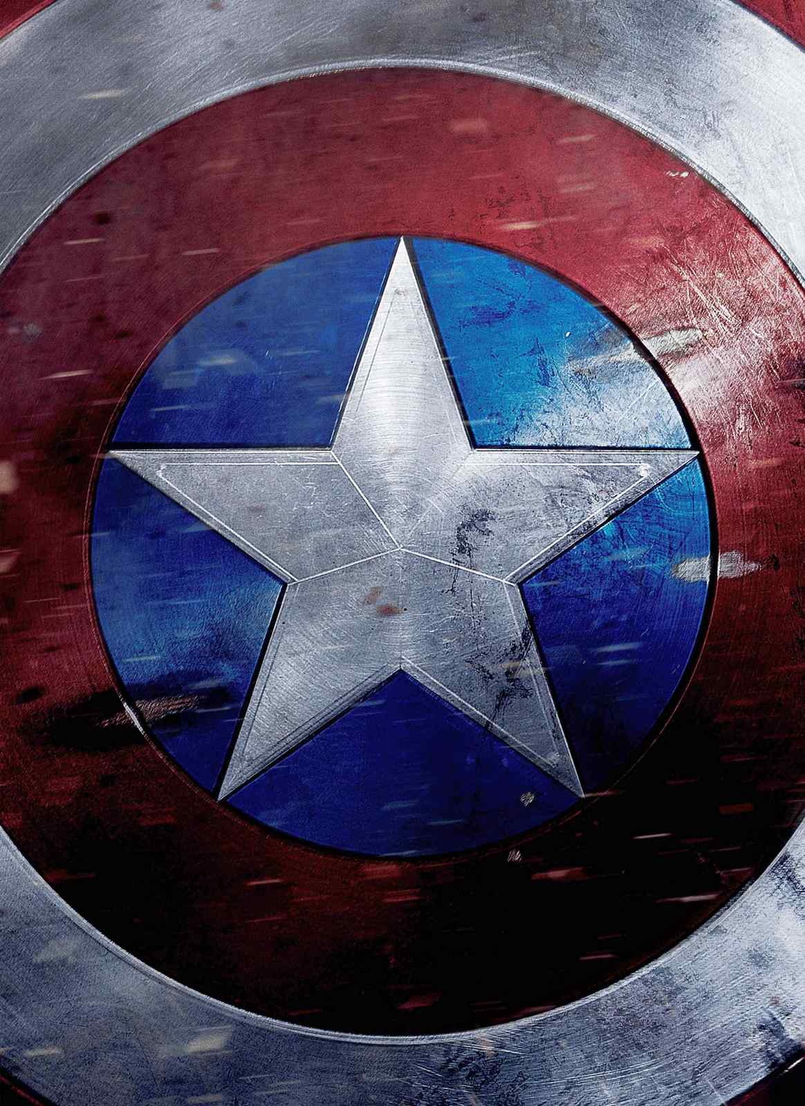 Captain America Shield Textured Wall Art