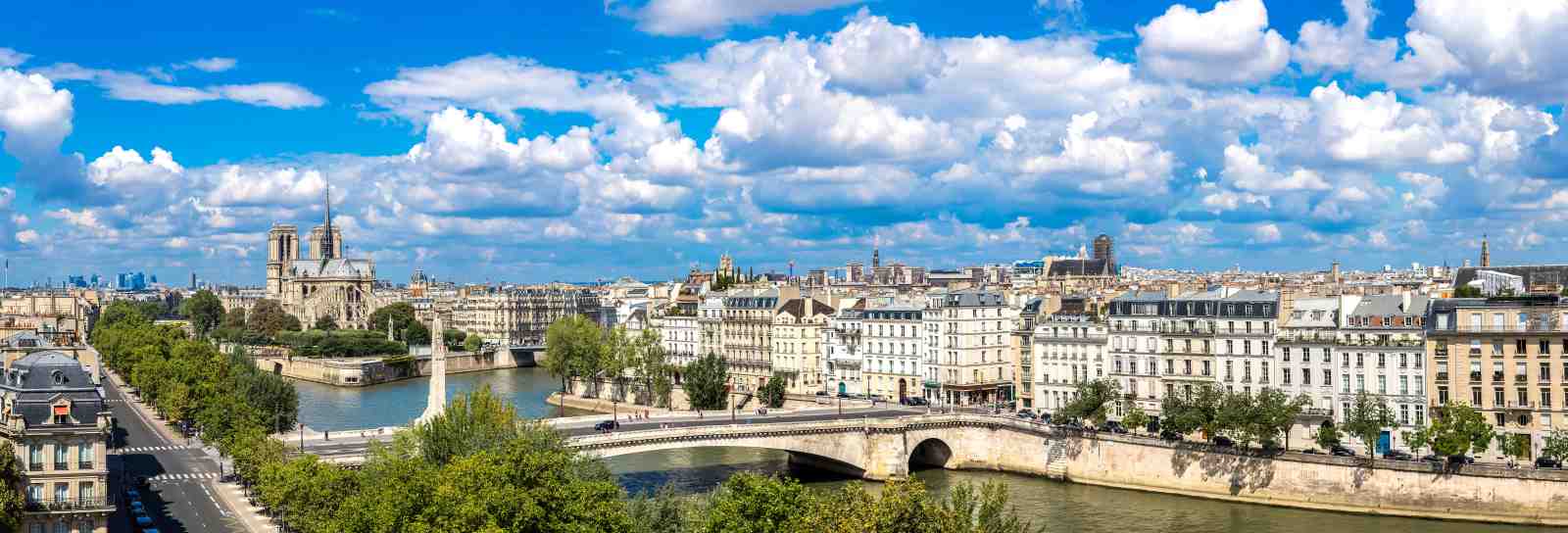 Parisian Seine River & Notre Dame Wall Art
