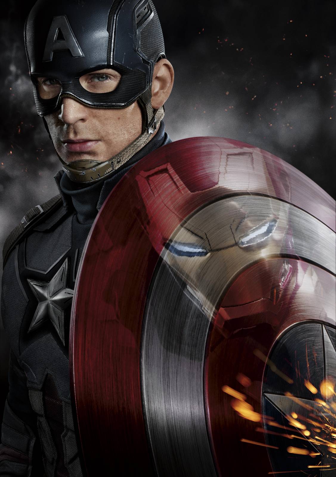 Captain America Shield Reflection Wall Art