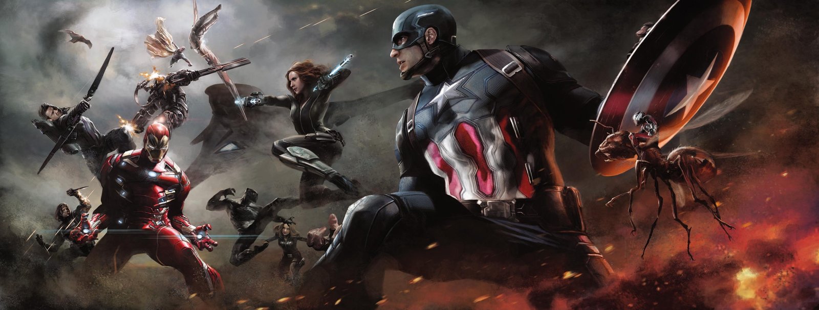 Epic Superhero Battle Wall Art