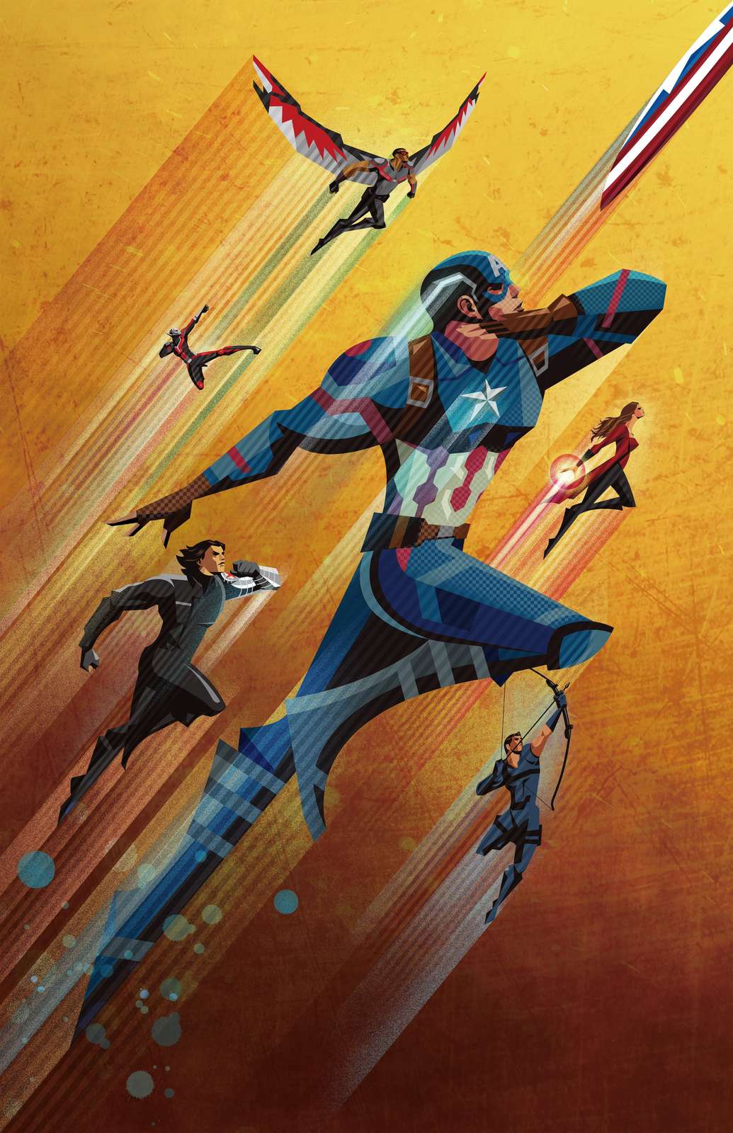 Marvel Avengers Dynamic Action Wall Art