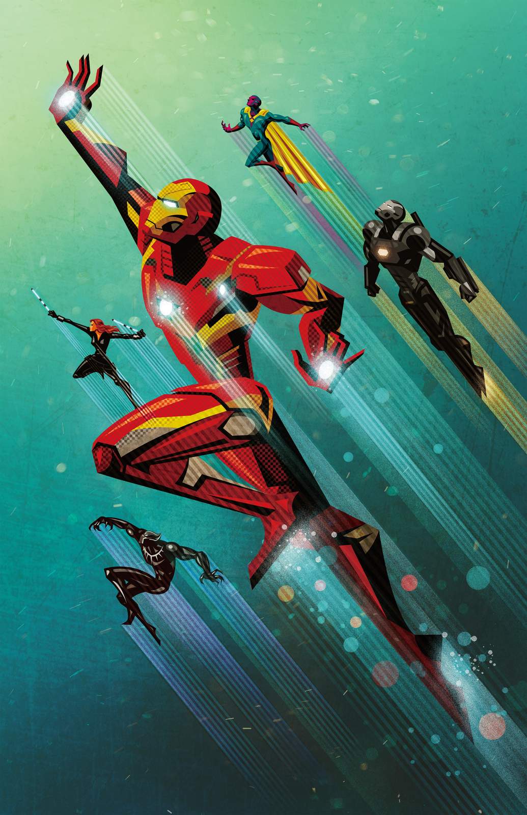 Avengers Assemble Stylized Wall Art