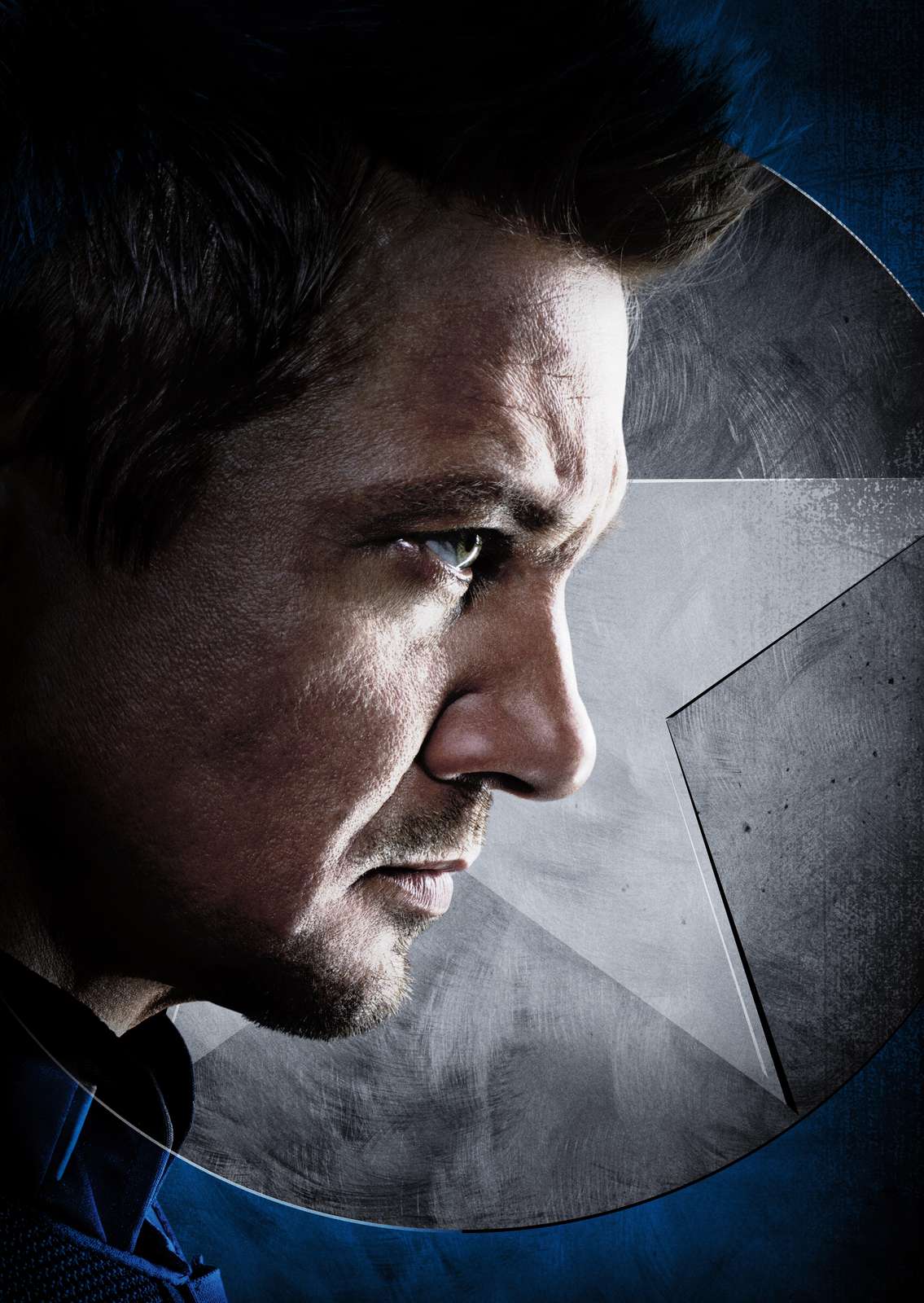 Intense Hawkeye Portrait Wall Art