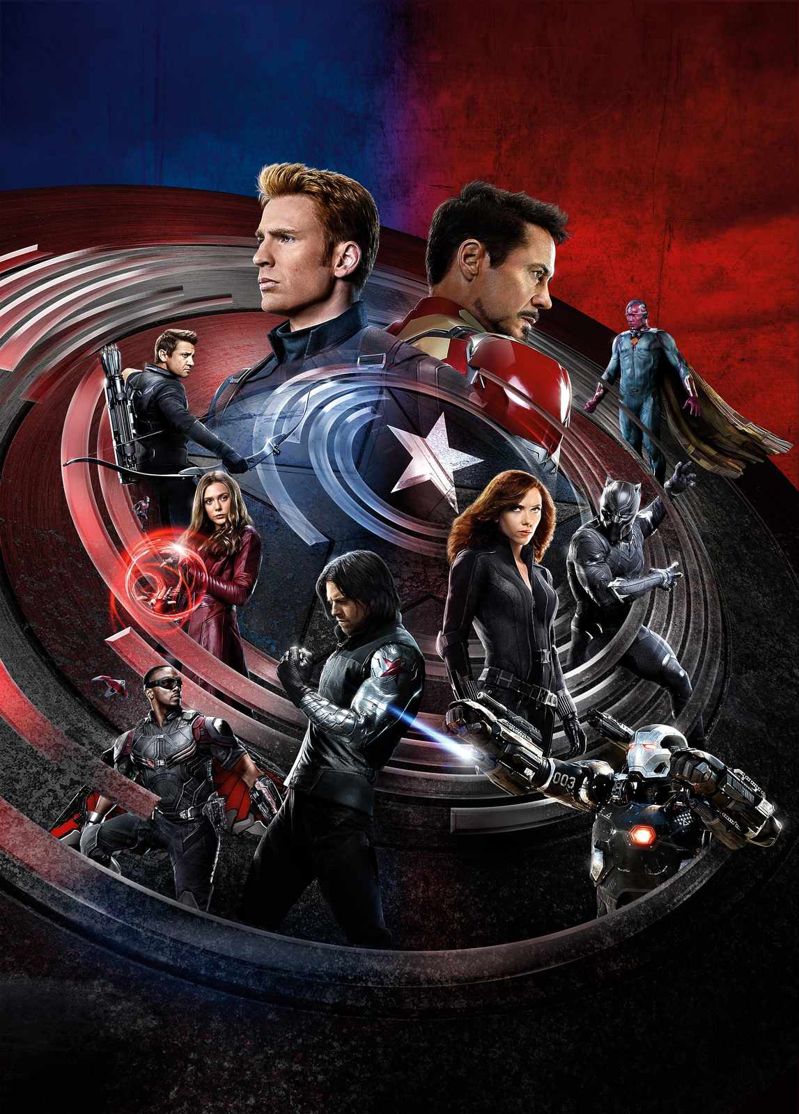 Epic Avengers Civil War Team Wall Art