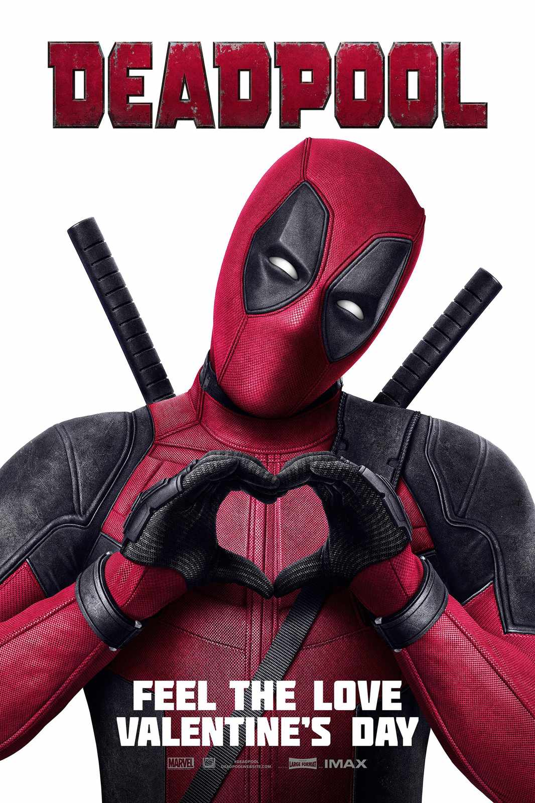 Deadpool "Feel the Love" Valentine's Day Wall Art