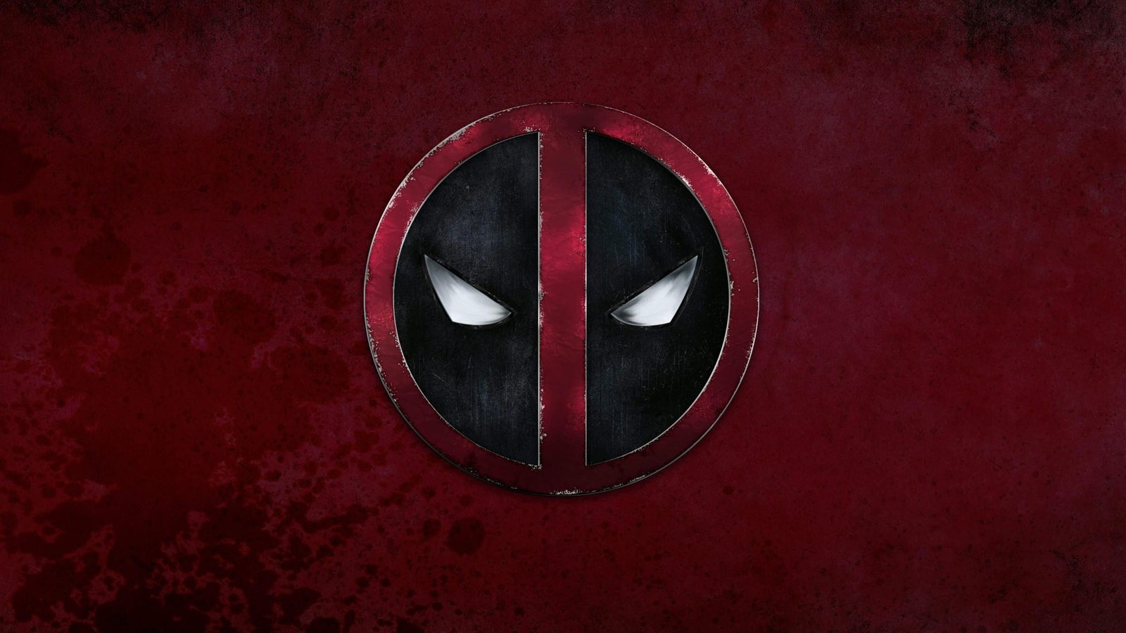 Deadpool Logo Dark Grunge Wall Art