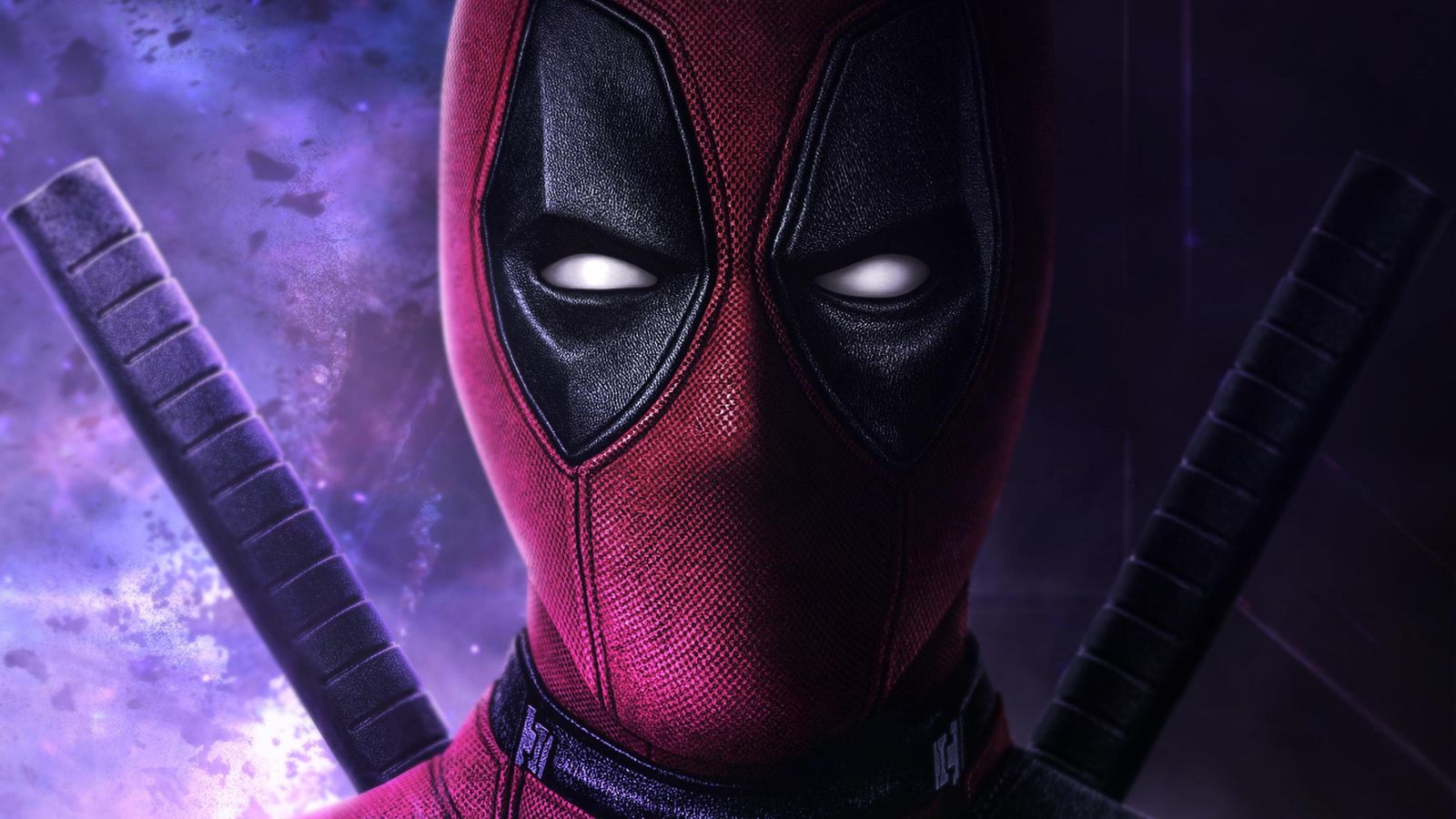 Deadpool Intense Gaze Wall Art
